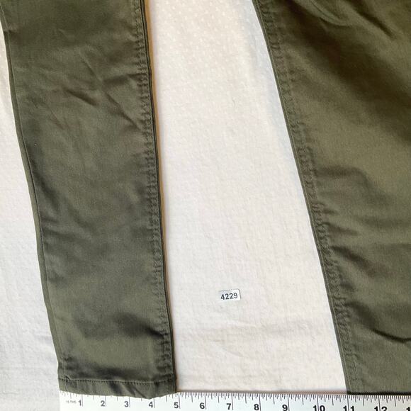 Lascana Women Skinny Khaki Pants size 2 US Olive Green Mid Rise Stretch NWT - Picture 6 of 11
